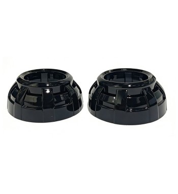 Krytka Bi-led 3" kulatá černá