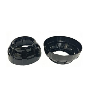 Krytka Bi-led 3" kulatá černá