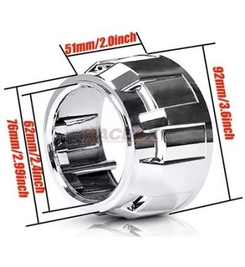 Krytka Bi-led 3" kulatá 6000K