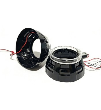 Krytka Bi-led 3" černá K 6000K