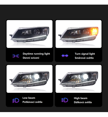 PŘEDNÍ SVĚTLA ŠKODA OCTAVIA 3