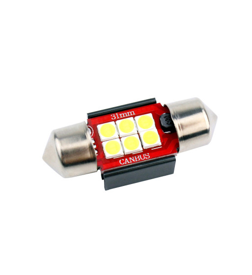 C5W sufit 31mm červená