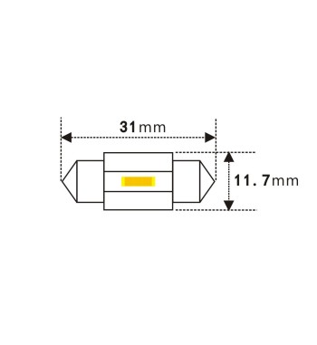 C5W sufit 31mm